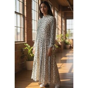 Reformation dress, black and white animal print, women’s size 12